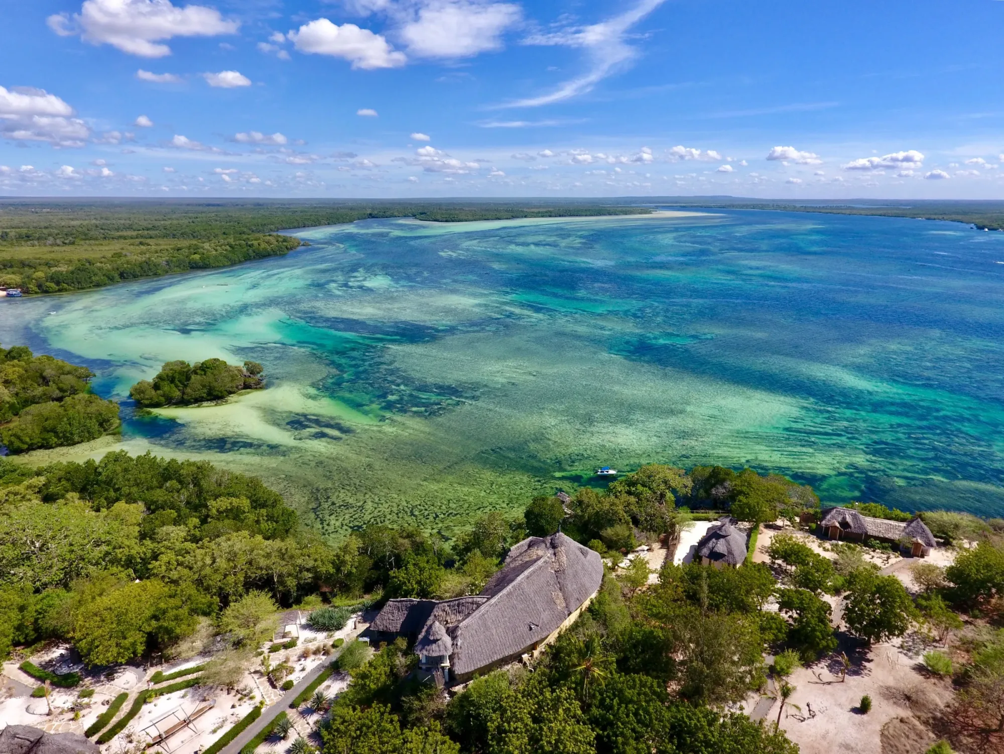 The coastline at Watamu