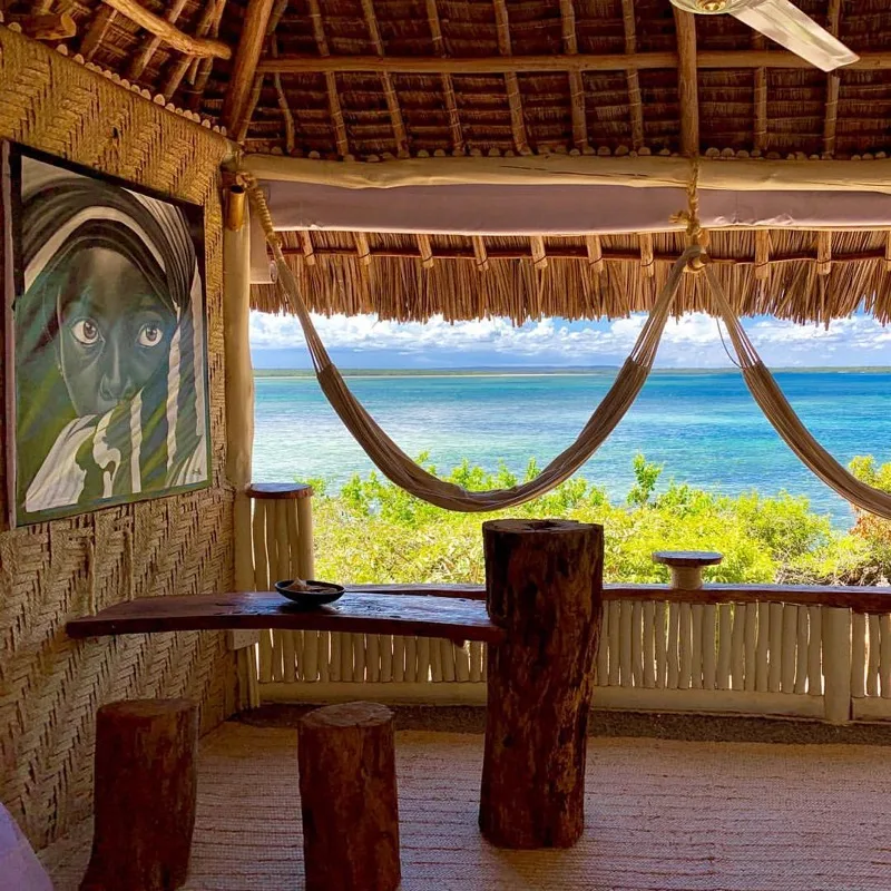 Daybed on the panoramic terrace